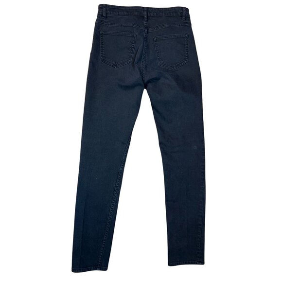 h&m High-Rise Skinny Jeans in Black Size 6 - Picture 4 of 5